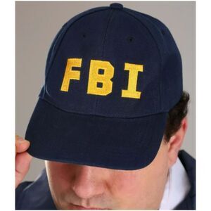 FBI Blue Adjustable Baseball Cap Hat OSFM